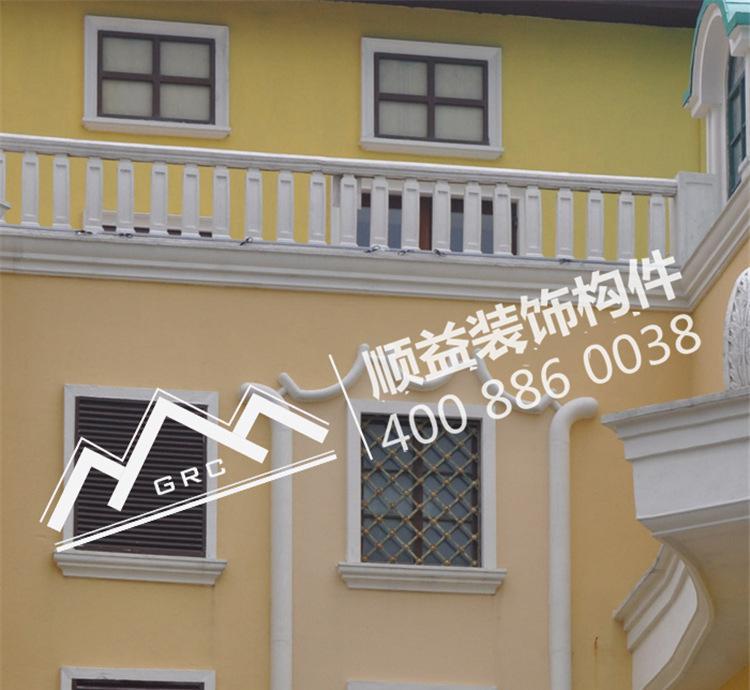 grc欄桿 小區(qū)別墅水泥裝飾構(gòu)件 grc寶瓶柱欄桿 廠家直銷