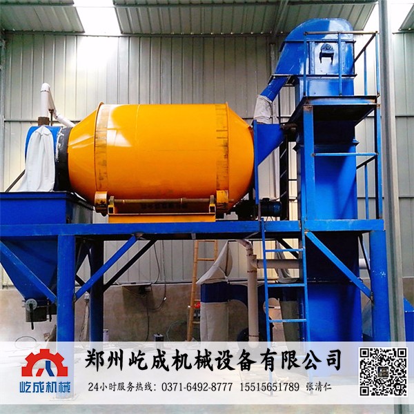 屹成機(jī)械QHS-3000 保溫砂漿生產(chǎn)線 保溫上將設(shè)備定制 珍珠巖保溫板設(shè)備 玻化微珠保溫砂漿成套設(shè)備 歡迎咨詢