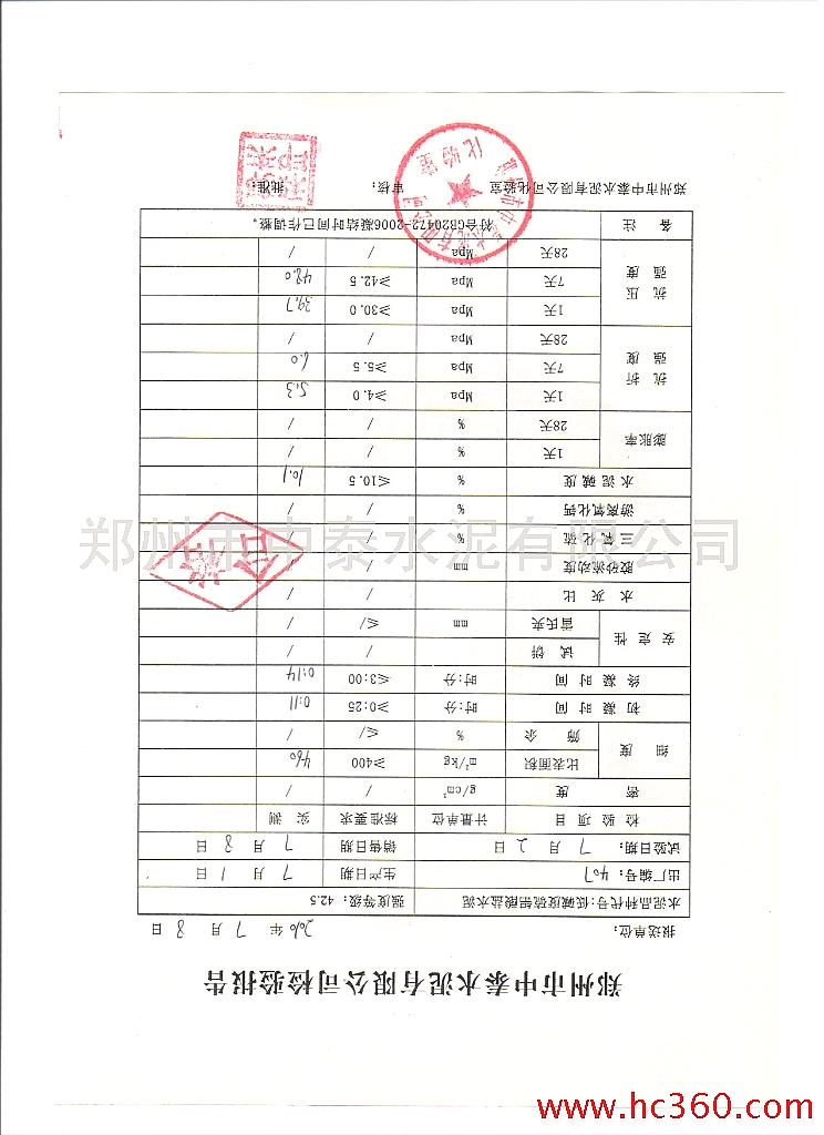 供應(yīng)鄭特42.5級　52.5級超高強硫鋁酸鹽水泥