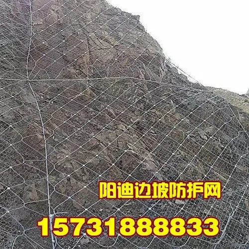 山東邊坡防護網(wǎng) 濟南公路邊坡防護網(wǎng)廠 青島SNS鋼絲繩網(wǎng)廠家，安平陽迪邊坡防護網(wǎng)廠