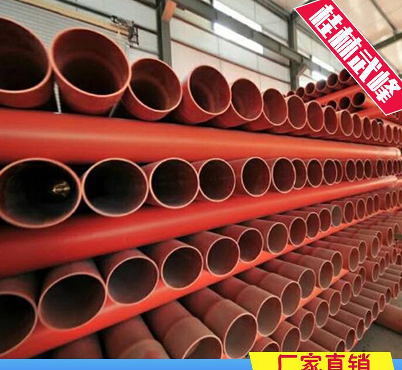 PVC電力管 高壓大口徑電力護(hù)套管 直埋式電纜保護(hù)管 塑料管