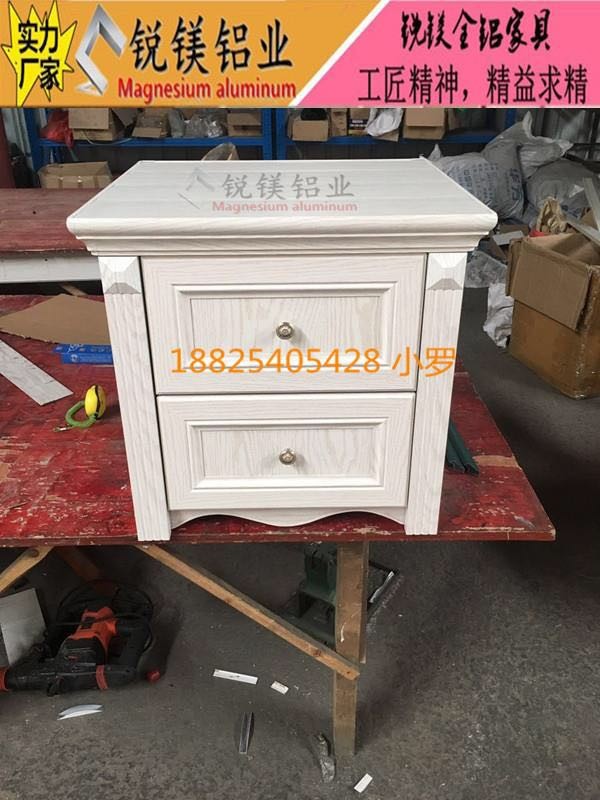 鋁合金家具 仿實(shí)木歐式酒柜 熱轉(zhuǎn)印網(wǎng)格櫥柜 衣柜全鋁鞋柜鋁材 全鋁酒柜